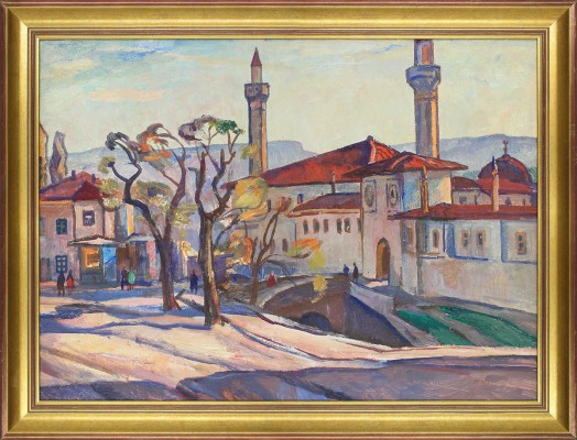 Храпак Георгий Васильевич. У мечети. Бахчисарай